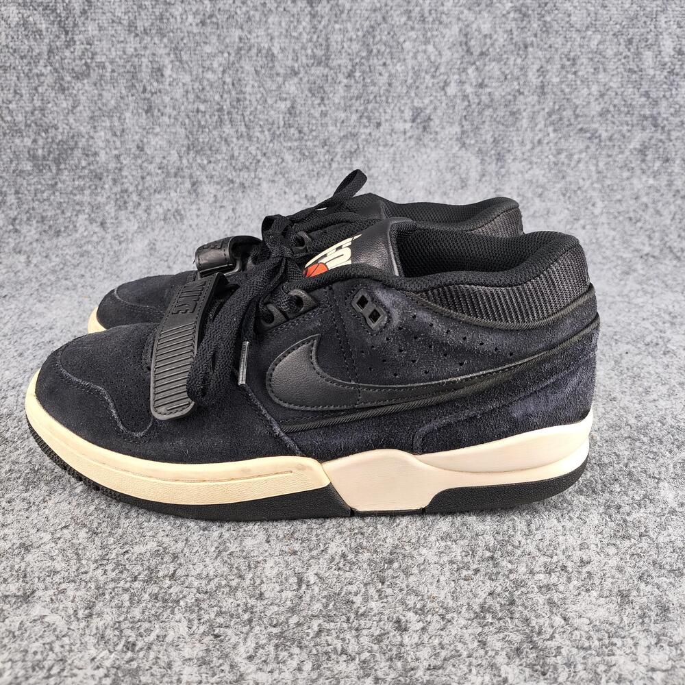 Nike Shoes Mens Size 8 Black Suede Low Top Basketball Sneakers FN6594-002
